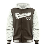 Custom Brown White Jacket
