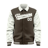 Custom Brown White Jacket