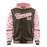 Custom Brown Light Pink Jacket