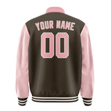Custom Brown Light Pink Jacket