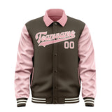 Custom Brown Light Pink Jacket