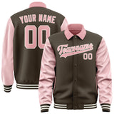 Custom Brown Light Pink Jacket