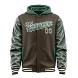 Custom Brown Blue Green Jacket