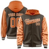 Custom Brown Orange Jacket