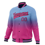 Custom Light-Blue & Pink Gradient Varsity Jacket JA01240607CK286