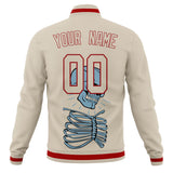 Custom Cream & Red Skull Fashion 3D Varsity Jacket JA01240607WY099