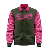 Custom Olive Pink Jacket