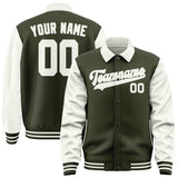 Custom Olive White Jacket
