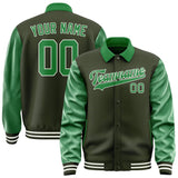 Custom Olive Emerald Green Jacket