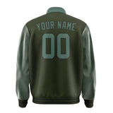 Custom Olive Blue Green Jacket