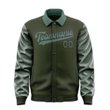 Custom Olive Blue Green Jacket