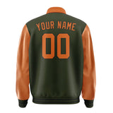 Custom Olive Orange Jacket