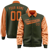 Custom Olive Orange Jacket