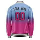 Custom Light-Blue Pink Gradient Varsity Letterman Jacket JA02240617JC241