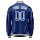 Custom Royal Light-Blue Solid Color Varsity Letterman Jacket JA02240617XF552