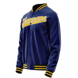 Custom Royal Gold Solid Color Varsity Letterman Jacket JA02240617XF565