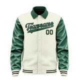 Custom Cream Green Jacket