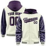 Custom Cream Purple Jacket