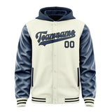 Custom Cream Blue Jacket