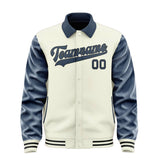 Custom Cream Blue Jacket