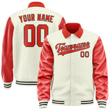 Custom Cream Orange Red Jacket