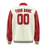 Custom Cream Red Jacket