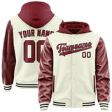 Custom Cream Crimson Red Jacket