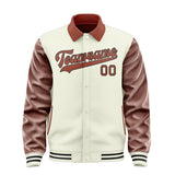 Custom Cream Coral Red Jacket