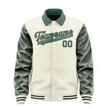 Custom Cream Blue Green Jacket