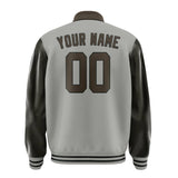 Custom Gray Brown Jacket