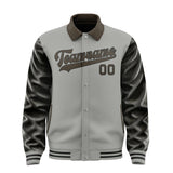 Custom Gray Brown Jacket