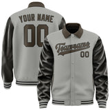 Custom Gray Brown Jacket