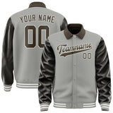 Custom Gray Brown Jacket