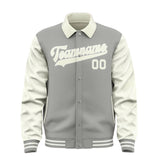 Custom Gray Cream Jacket