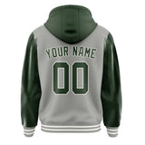 Custom Gray Dark Green Jacket