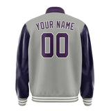 Custom Gray Purple Jacket