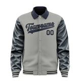 Custom Gray Navy Jacket
