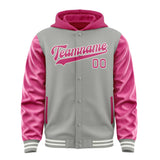 Custom Gray Pink Jacket