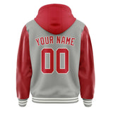 Custom Gray Red Jacket