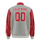 Custom Gray Red Jacket