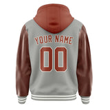 Custom Gray Coral Red Jacket