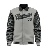 Custom Gray Black Jacket