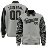 Custom Gray Black Jacket