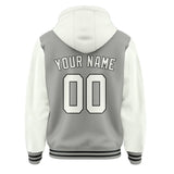 Custom Gray White Jacket