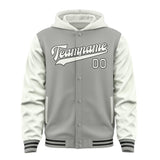 Custom Gray White Jacket
