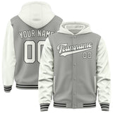Custom Gray White Jacket