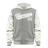Custom Gray White Jacket