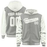 Custom Gray White Jacket