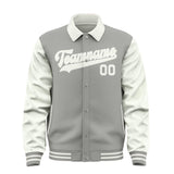 Custom Gray White Jacket