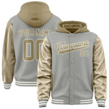 Custom Gray Light Khaki Jacket